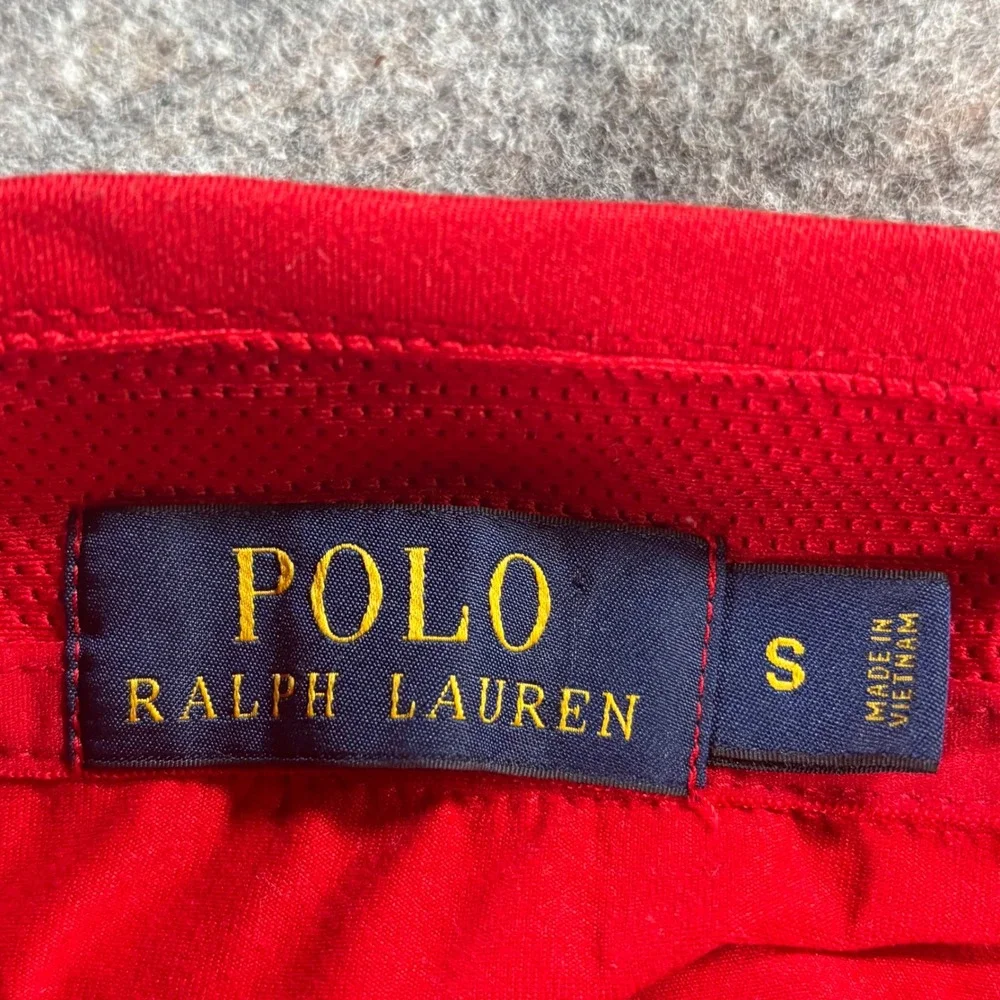 Polo Ralph Lauren Performance Quarter Zip Men S Red Golf Pullover Jersey Stretch